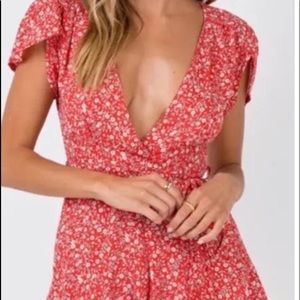 sundae muse floral romper